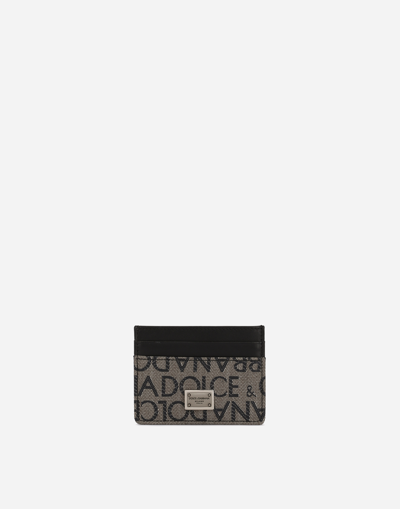 Dolce & Gabbana Jacquard Card Holder