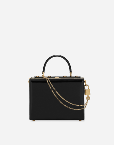 Dolce & Gabbana Leather Dolce Box Top-handle Bag In Multi