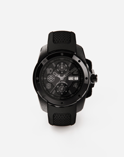 Dolce & Gabbana Ds5 Watch In Steel With Pvd Coating In Grey