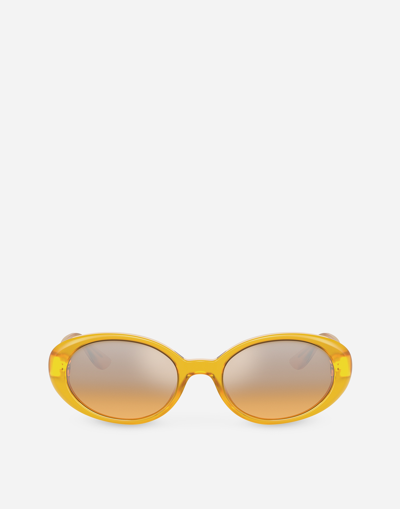 Dolce & Gabbana Re-edition Sunglasses In Yellow