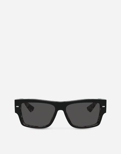 Dolce & Gabbana Lusso Sartoriale Sunglasses In Black