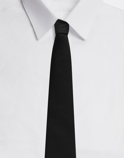 Dolce & Gabbana 10-cm Silk Faille Blade Tie In Black
