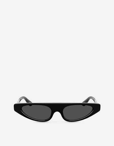 Dolce & Gabbana Re-edition Dna Sunglasses In Black