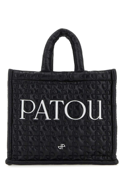 Patou Shopping Bag In Black
