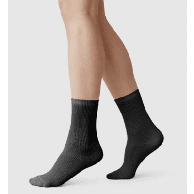 Swedish Stockings Billy Bamboo Socks Black 2-pack