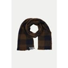 SELECTED HOMME SKY CAPTAIN HOGAR CHECKED WOOL SCARF