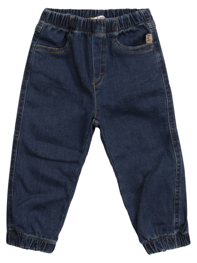 Il Gufo Kids' Baggy-cut Denim Jeans In Blue