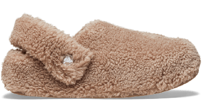 Crocs Classic Cozzzy Slipper In Mushroom