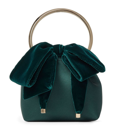 Jimmy Choo Bon Bon Top-handle Bag In Green