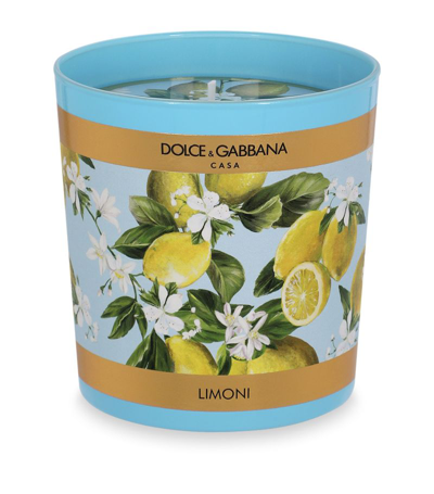 Dolce & Gabbana Lemon Scented Candle (250g) In Multi