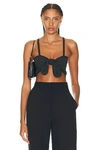 Bode Black Ducky Bra In Black