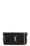 Saint Laurent Gaby Chain Phone Holder Bag In Noir