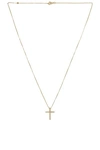 GUCCI LINK TO LOVE CROSS NECKLACE