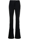 Filippa K Black Technical Fabric With Medium Rise In Black
