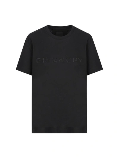 Givenchy Classic Fit Logo T-shirt In Black