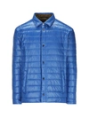 Herno Man Puffer Azure Size 42 Polyamide In Blue