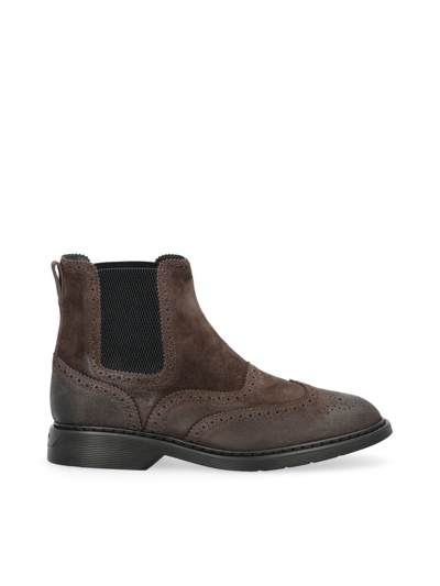 Hogan Boots  Men In Brown