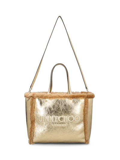 Jimmy Choo Handbags In Gold/caramel/ecru/light Gold