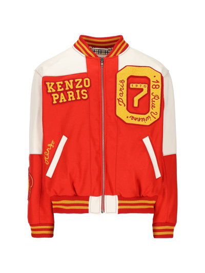 Kenzo Jackets And Vests In Red