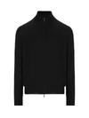 Mauro Ottaviani Zipped Cardigan In Black