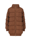 Max Mara Women Wool And Cashmere Down Jacket In Brown