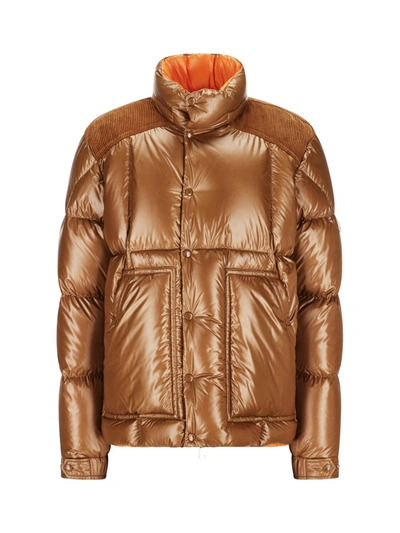 Moncler Down Jackets In Brown