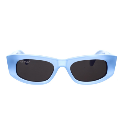 Off-white Sunglasses In Azure