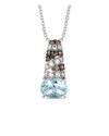 Le Vian Sea Blue Aquamarine 14k 0.79 Ct. Tw. Diamond & Aquamarine Pendant