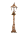 National Tree Company 60in Vine Lamp Post With Burlap Bow & Lights In Beige