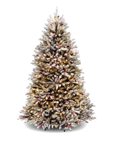 National Tree Company 6.5ft Dunhill Fir Tree With Clear Lights In Green