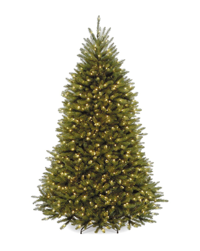 National Tree Company 7.5ft Dunhill Fir Hinged Tree With 750 Clear Lights In Green