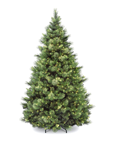 National Tree Company 9ft Carolina Pine Tree With Clear Lights In Green