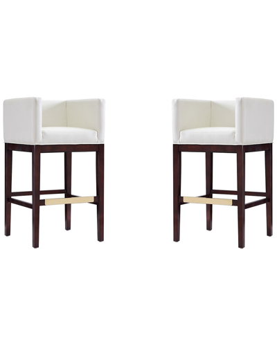 Manhattan Comfort Set Of 2 Kingsley Bar Stools