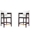 Manhattan Comfort Set Of 2 Ritz Counter Stools