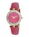 Mathey-tissot Women's Pyramide Pink Dial Watch
