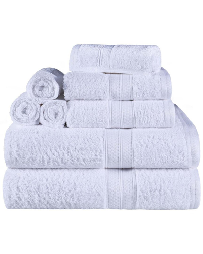 Superior 8pc Solid Terry Bath Towel Set