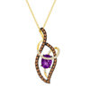 Le Vian Grape Amethyst 14k 1.59 Ct. Tw. Diamond & Amethyst Pendant