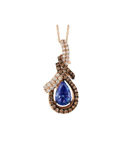 Le Vian Blueberry Tanzanite 14k Rose Gold 1.81 Ct. Tw. Diamond & Tanzanite Pendant