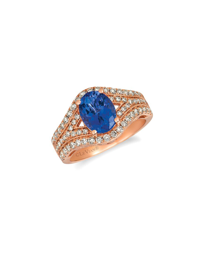 Le Vian Blueberry Tanzanite 14k Rose Gold 2.43 Ct. Tw. Diamond & Tanzanite Half-eternity Ring