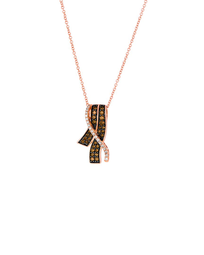 Le Vian Chocolate Gladiator 14k Rose Gold 0.44 Ct. Tw. Diamond Pendant