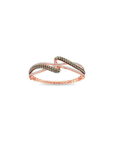 Le Vian Chocolate Gladiator 14k Rose Gold 5.78 Ct. Tw. Diamond Bangle Bracelet