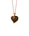 Le Vian Chocolate Hearts 14k Rose Gold 1.32 Ct. Tw. Diamond Pendant