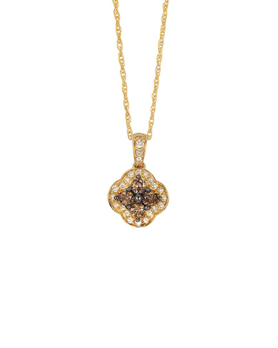 Le Vian Chocolate & Honey 14k 0.33 Ct. Tw. Diamond Pendant