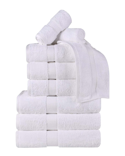 Superior Egyptian Cotton 9pc Plush Heavyweight Absorbent Luxury Soft Towel Set