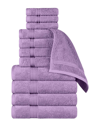Superior Egyptian Cotton 12pc Highly Absorbent Solid Ultra Soft Towel Set