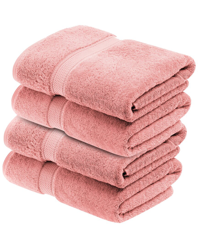 Superior Set Of 4 Egyptian Cotton Plush Heavyweight Absorbent Luxury Soft Bath  Towels