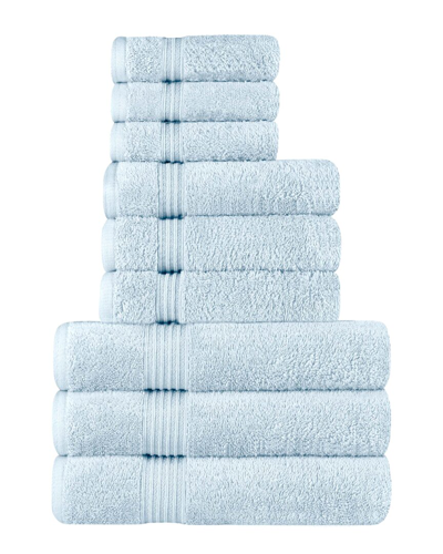 Superior Egyptian Cotton 9pc Highly Absorbent Solid Ultra Soft Towel Set