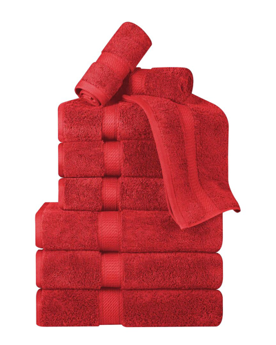 Superior Egyptian Cotton 9pc Plush Heavyweight Absorbent Luxury Soft Towel Set
