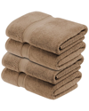 Superior Set Of 4 Egyptian Cotton Plush Heavyweight Absorbent Luxury Soft Bath  Towels