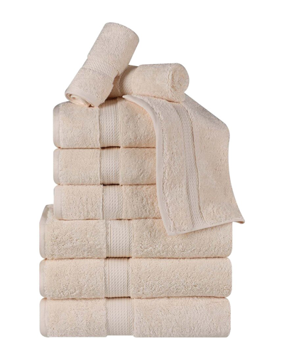 Superior Egyptian Cotton 9pc Plush Heavyweight Absorbent Luxury Soft Towel Set